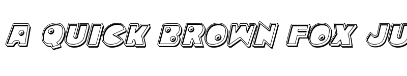 Preview of Zounderkite Engraved Italic Italic font