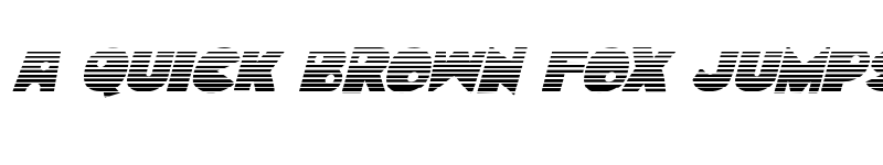 Preview of Zounderkite Gradient Italic Italic font