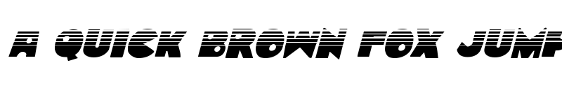 Preview of Zounderkite Halftone Italic Italic font