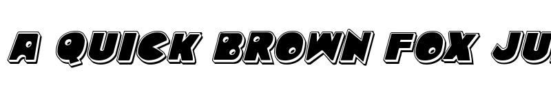 Preview of Zounderkite Punch Italic Italic font