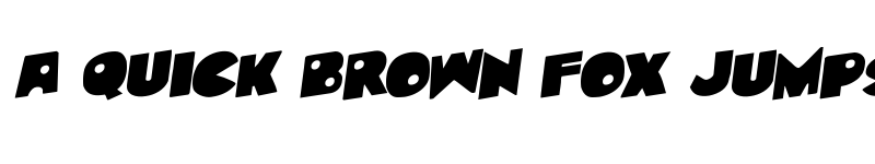 Preview of Zounderkite Rotalic Italic font