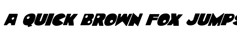 Preview of Zounderkite Super-Italic Italic font