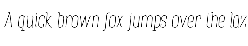 Preview of Zowieyo? Italic font