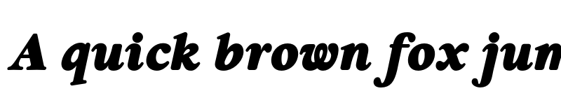 Preview of ZT Chintzy Heavy Italic font