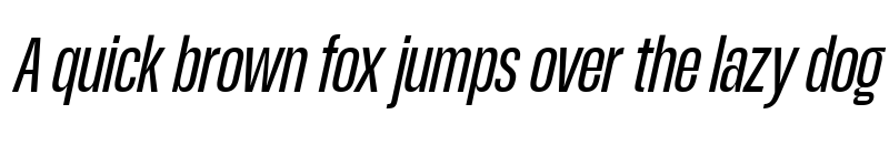 Preview of ZT Ravigsfen Oblique font