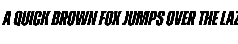 Preview of Zuume ExtraBold Italic font